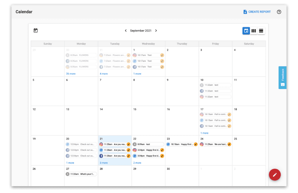 Social Media Post Management Tool Schedule Plan Software